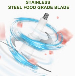 Household electric food processo stainless steel food grinder automatic meat grinder suitable onion meat nuts fruits garlic vegetable