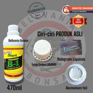 Vitamin B1 Tanaman Liquinox 470ml Asli Berhologram Liquinox