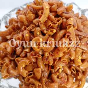 Camilan Makaroni Pedas Daun Jeruk & 500 Gram: Snack Makaroni Pedas Sehat