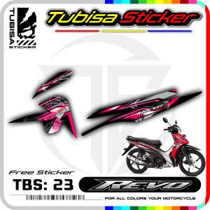 Sticker Striping Variasi Revo Fi New - Sticker Stiker Striping Motor Revo Fi New TBS.23