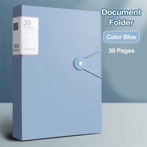 A4 Display Book Clear File Folder 30/60 Pages File Folder Organizer Student School Office File Storage