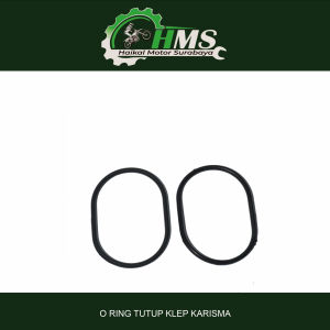 O RING TUTUP KLEP KARISMA - SEAL SIL O RING KARET TUTUP KLEP KARISMA / KIRANA / SUPRA X 125  (Harga Dan Kemasan Per set isi 2)