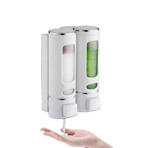 Wall Mounted Liquid Soap Dispenser Bathroom 1 or 2 Compartment/Bekas Sabun Dinding Untuk Bilik Mandi