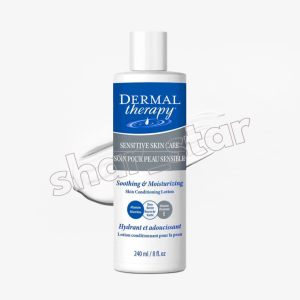 Canada Dermal Therapy Sensitive Skin Care Lotion 240ml Face and Body Moisturizing Lotion for Sensitive Skin Hypoallergenic Unscented with Shea Butter Vitamin E and Ceramide