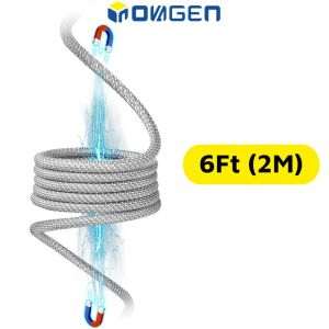 INOVAGEN Tangle Free 240W Mag-netic Fast Charging CableSuit For Phone 1515Plus15Pro Max Fast Charging CordsEasy to coil