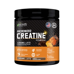 Ozmolts Creatine Monohydrate Powder Post Workout Supplement Muscle Builder for Men and Women Creatine Powder Promote Recovery Support Muscle Strength Gluten Free 300g