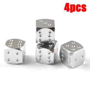 Dice Tire Valve American Bicycle Tire Valve 1.2CM Diameter 6 Sides Dice Vehicles Wheel Tyre Valve Car Tire Valve Cap for All Vehicle Models