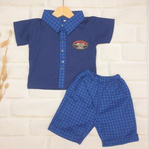 Baju Setelan Anak Laki Laki Kemeja Anak Cowok Cotton 810