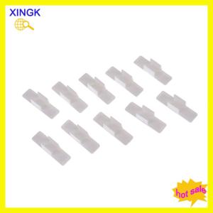 XINGK 10ชิ้นใหม่ที่ใส่ปากกาแบบมีกาวในตัวคลิปดินสอกล่องปากกาแบบถาวรสำหรับวางบนโต๊ะ