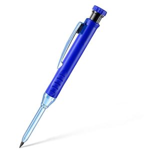 MELODI Built-in Sharpener Mechanical Pencil Deep Hole Marking 2.8mm Solid Carpenter Pencil Multifunctional Long Head Woodworking Deep-hole Marker Woodworking Construction