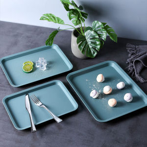 Inaso Nampan Makanan Plastik Food Tray Tempat Saji Makanan Minuman Kotak Besar Tatakan Piring HSB164