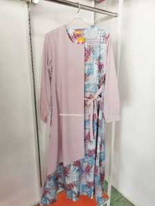 GAMIS NIBRAS NS 74 074 DRESS BAJU MUSLIM MOTIF TERBARU BUSUI FRIENDLY