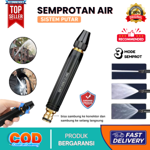 [ PROMO CUCI GUDANG ] Kepala Semprotan Air Cuci Steam Motor Mobil Multifungsi Tekanan Tinggi Sambungan Selang Kran Air Kuningan Hose Nozzle Water Spray Nozel Semprotan Air Taman Penyiraman Tanaman - Alat Nyuci Stim Semprot Water Jet Sprayer Super Kenceng