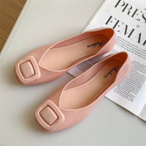 SHOES BY TIRA Flatshoes fashion kotak/sepatu kerja/ jelly shoes dewasa/sandal jelly wanita/sandal karet anti slip/sandal kekinian korea/jelly shoes/sepatu sandal slippers/sepatu sandal couple mom and kids