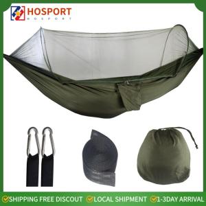 【HOSPORT】Camping Hammock with Mosquito Net Portable Hammock Hammock Tent for Indoor Outdoor Hiking Camping Backpacking