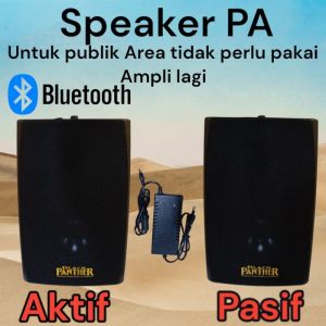 Original Speaker Public Area Black Panther 313 6.5 In Bisa Bluetooth Cocok Untuk Cafe