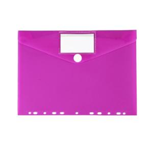 กระเป๋าล้างแฟ้ม A4แฟ้มซองมีขอบ11รูแฟ้มเอกสารกระเป๋าติดป้ายกระเป๋าเอกสารเครื่องใช้สำนักงานของโรงเรียน