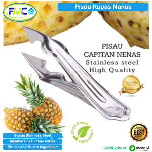 Pisau Pengupas Nanas Stainless Alat Pencabut Mata Nanas Knife Peeler Anti Karat