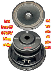 Loa bass 25 SOWAY từ 160 côn 65 gân mút - hàng nhập thái - giá 1 cái - karaoke cực hay