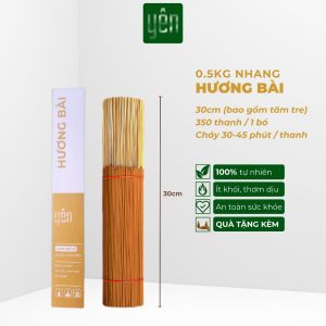 Nhang Hương Bài Sạch 0.5kg Giá Sỉ Loại 23-30-40cm 400-350-250 Thanh Yên 100 % Tự Nhiên Thờ Cúng Thư Giãn