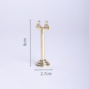 SAVVYSHELF Stainless Steel Name Card Holder Multifunction U Shape Price Display Rack  Stable Base Name Card Display Stand Table Accessories