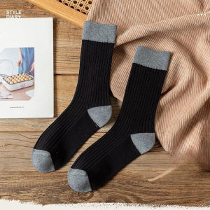 New Solid Color High Women For High Cut Socks Bright Color Cotton Women Socks Solid Color Tube Pile Socks