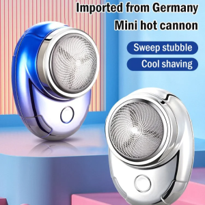 🎈Hot Sale🎈Gradient Space Stone Mini Shaver Pocket Electric Shaver Rechargeable High Power Travel Portable/Mini MenS Small And Ultra-Long Battery Life Automatic Shaver Built-In Rechargeable Battery Portable Shaver