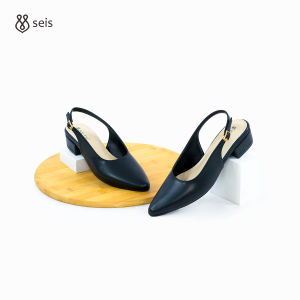 SEIS Siena Mules Heels Wanita | Slingback Hak 3 cm