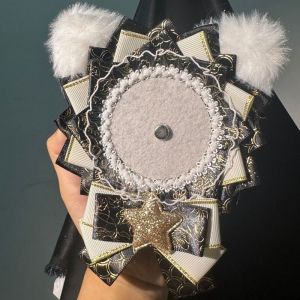 UNDERGR Kawaii Cute Badge Holder DIY Luxury Badge Decoration Tray Lightweight Lacework Anime Pins Display Base Fans Chasing