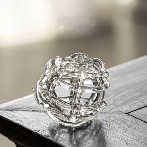 ANGEL Transparent Glass Ball Vase Unique Zen-Inspired Design Hydroponic Flower Vase Plant Pot Minimalist Flower Vase Home Decor