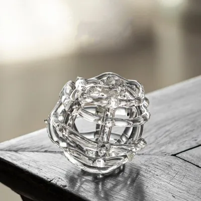 OKDEALS01 Zen-Inspired Design Glass Ball Vase Minimalist Unique Hydroponic Flower Vase Creative Transparent Decoration Vase Home Decor