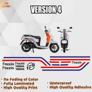YAMAHA MIO FAZZIO STRIPPING DESIGN 1 DECALS (WATERPROOF LAMINATED FADE PROOF)
