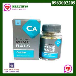 ( Hàng Chính Hãng ) Viên uống bổ sung canxi hữu cơ Essential Minerals Calcium của Nga