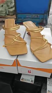 [Free Shipping] Retro Thin-Strap Open-Toe Sandals 2026 Summer WomenS Wedge Two-Way Wear Square-Toe Sandals With Unique Heel Roman Shoes
