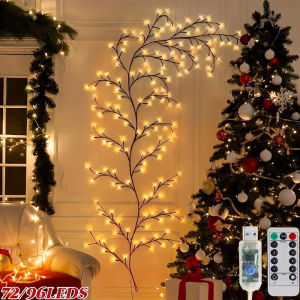 LED Vine Lights Branch Vine Lamp Night Light USB Ambient Light Christmas Halloween Wall Decoration