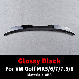 For VW Golf 5 6 7 7.5 8 MK5 MK6 MK7 MK7.5 MK8 Rear Roof Trunk Spoiler Wing Sport Boot Lip Tail Tuning Accessories