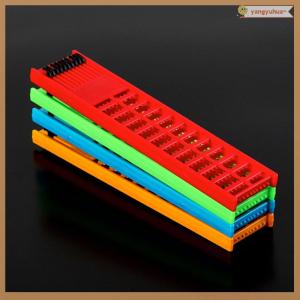 yangyuhua 1PC Fishing Rig Board Plastic Double Side Spring Hooks Storage Catch Holder