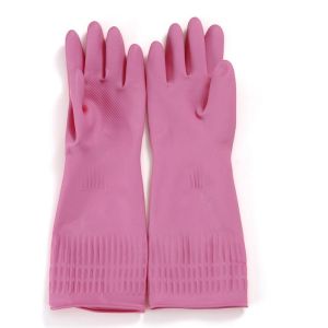 KECTTIO Durable Thick Dishwashing Housework Kitchen Protective Rubber Gloves Cleaning Tool Household Cleaning Gloves