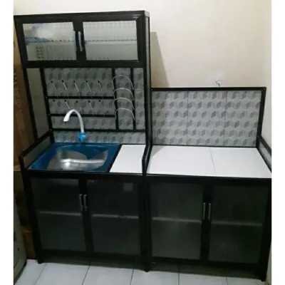 Kitchen Set rak piring / wastafel cuci piring minimalis / Jabodetabek