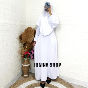 ELMIRA KHIMAR BAJU GAMIS WANITA CRINKLE M L XL