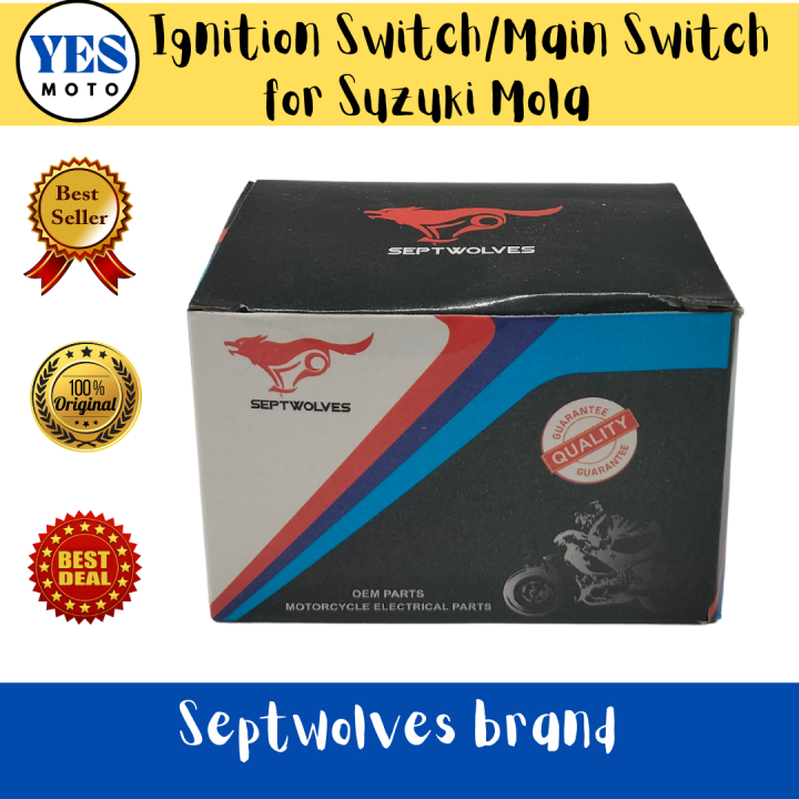 Ignition Switch/Main Switch Septwolves Suzuki Mola | Lazada PH