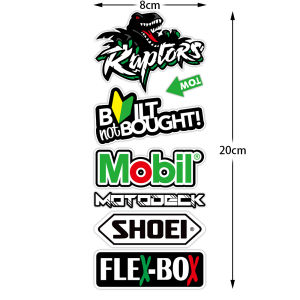 1 Set Reflective Motorcycle Side Strap Bike Helmet Sticker Cool Elements Decorative Waterproof Sticker for KTM YAMAHA HONDA SUZUKI DUCATI BMW KAWASAKI