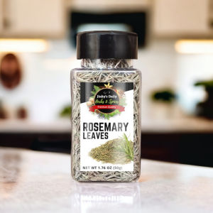 Rosemary Leaves 45g in Shaker Bottle by Jinkys Daily Herbs & Spices