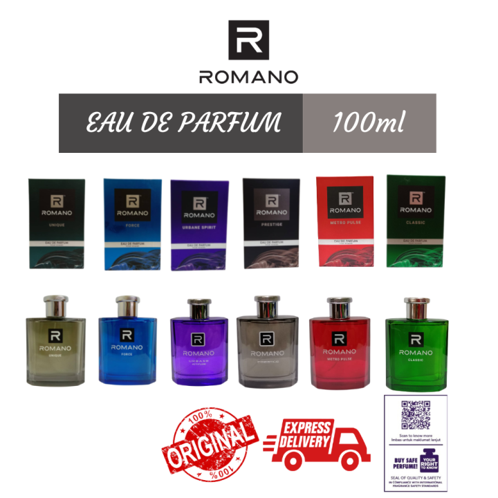 Romano Perfume EDP Metro Pulse Urbane Spirit Prestige (100ml