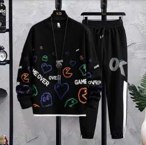 Set Casual Anak Remaja ABG Setelan Pacman Game Over