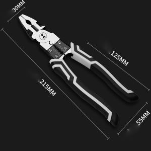 9-IN-1 Tool Pliers Industrial-grade Pliers CRV Multi-function Wire Stripper Wire Cutters Needle Nose Plier