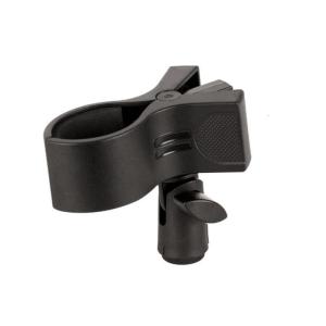 Large Universal Microphones Clip Stand Accessory with Enhanceds Grip and 180 Degree Adjustment for Handheld Mics