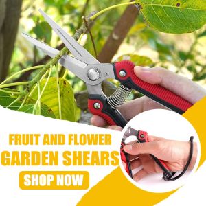 MLADEN Garden Scissors Pruning Shears Tree Trimmer Secateurs Gardening Grass Cutter Tools Hand Cutter Fruit Picking
