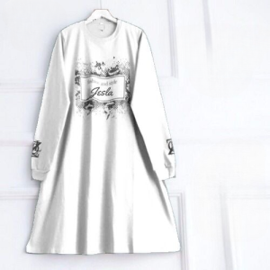 Baju Atasan Jumbo Terbaru Jesla Tunic Kaos Katun Combed 24s Aplikasi Sablon S M L XL XXL 3XL Tunik Wanita Modern Kekinian Ootd Hijab Outfit Casual Remaja Viral