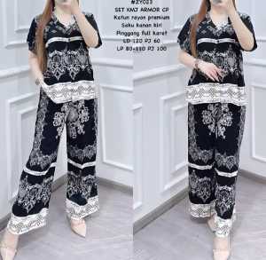 SETELAN PIYAMA CELANA KULOT JUMBO LD 120 / SETELAN WANITA TERBARU / ONE SET VIRAL / SETELAN MOTIF / ONE SET WANITA TANGAN PANJANG / SETELAN KEKINIAN / ONE SET OOTD WANITA FASHION MUSLIMAH / BAJU TANGAN  PENDEK MUSLIM